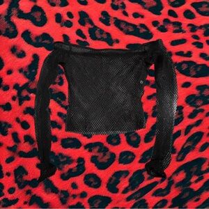 Black Mesh Off-Shoulder Crop Top